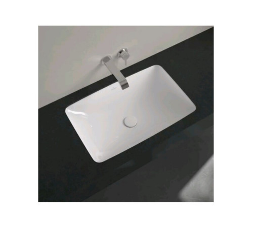 Раковина, Villeroy&Boch, Loop&Friends, шгв 615*380*180, отверстия для смесителя-отсутствуют, цвет-альпийский белый (белый Alpin)