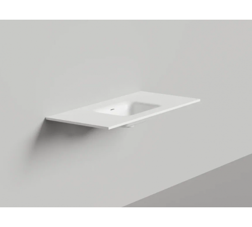 Раковина, Salini, Onda Flow Round, шгв 800*495*100, отверстия для смесителя-отсутствуют, цвет-белый