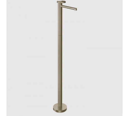 Смеситель для ванны, Gessi, Anello, напольный, цвет-Finox Brushed Nickel