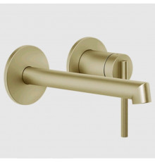 Смеситель для ванны и душа, Gessi, Ingranaggio, цвет-Brushed Brass PVD