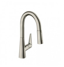 Смеситель для кухни, Hansgrohe, Talis M51, цвет-сталь