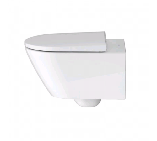 Унитаз, Duravit, D-Neo, RIMLESS, подвесной, шгв 370*540*360, цвет-белый/белый матовый сатинированный