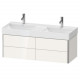 Ванна, Duravit, Happy D.2 Plus, шгв 1800*800*600, цвет ванны-белый, аериловая панель в цвете -графит суперматовый