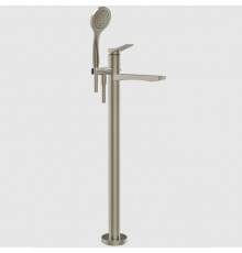 Смеситель для ванны и душа, Gessi, Rilievo, напольный, цвет-Finox Brushed Nickel