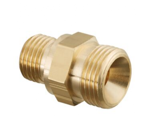 Двойной ниппель Ofix-Oil, латунь, G 3/8" х G 3/8"