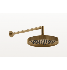 Верхний душ, Gessi, Rigato, 250*250, цвет-Warm Bronze Brushed PVD