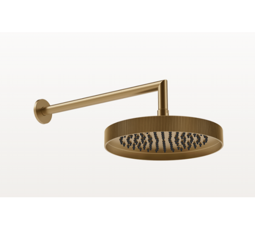 Верхний душ, Gessi, Rigato, 250*250, цвет-Warm Bronze Brushed PVD