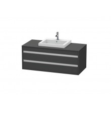 Тумба под раковину, Duravit, Ketho, шгв 1200*550*496, раковина-необходимо заказать, цвет-графит матовый
