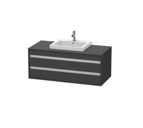 Тумба под раковину, Duravit, Ketho, шгв 1200*550*496, раковина-необходимо заказать, цвет-графит матовый