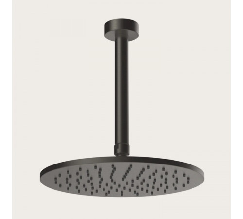 Верхний душ, Gessi, 250*250, цвет-Black Metal Brushed PVD