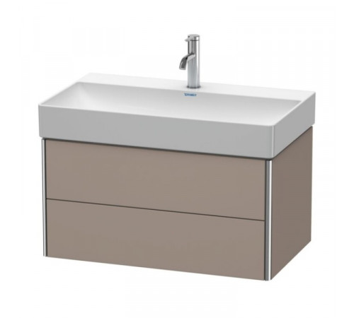 Тумба под раковину, Duravit, XSquare, шгв 784*460*397, раковина-необходимо заказать, цвет-базальт матовый