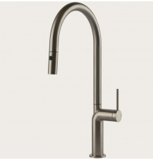 Смеситель для кухни, Gessi, Stelo, цвет-Finox Brushed Nickel