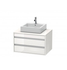 Тумба под раковину, Duravit, Ketho, шгв 800*550*496, раковина-необходимо заказать, цвет-белый глянцевый