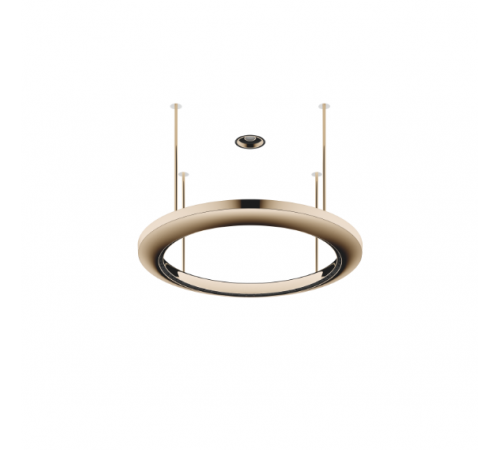 Панель дождевая, Dornbracht, AQUAHALO, 605*605, цвет-шампанское (золото 22кт)