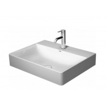 Раковина, Duravit, DuraSquare, шгв 600*470*145, отверстия для смесителя-отсутствуют, цвет-белый