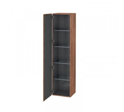 Шкаф-пенал, Duravit, L-Cube, шгв 400*363*1760, петли-справа, цвет-орех натуральный