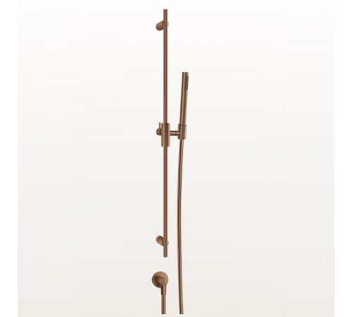Душевой гарнитур, Gessi, Habito Unito, 23, цвет-Copper Brushed PVD