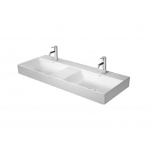 Раковина, Duravit, DuraSquare, шгв 1200*470*145, отверстия для смесителя-отсутствуют, цвет-белый