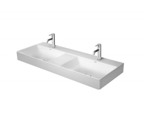 Раковина, Duravit, DuraSquare, шгв 1200*470*145, отверстия для смесителя-отсутствуют, цвет-белый