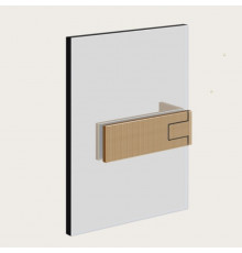 Петля стена-стекло, Gessi, Shower G. Rigato, для душевого ограждения, правая, цвет-Warm Bronze Brushed PVD