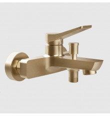 Смеситель для ванны и душа, Gessi, Rilievo, цвет-Warm Bronze Brushed PVD