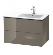 Тумба под раковину, Duravit, L-Cube, шгв 820*481*550, раковина-необходимо заказать, чаша справа, цвет-фланелево-серый глянцевый