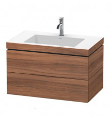 Тумба под раковину, Duravit, L-Cube, шгв 800*480*500, раковина-в комплекте, цвет-орех натуральный