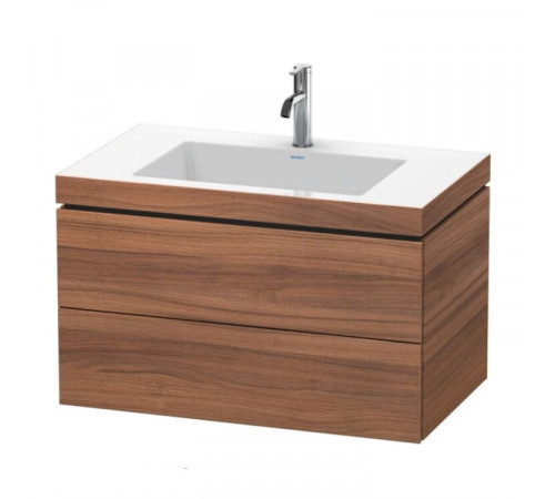 Тумба под раковину, Duravit, L-Cube, шгв 800*480*500, раковина-в комплекте, цвет-орех натуральный