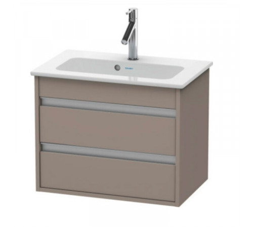 Тумба под раковину, Duravit, Ketho, шгв 600*385*480, раковина-необходимо заказать, цвет-базальт матовый