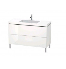 Тумба под раковину, Duravit, L-Cube, шгв 1200*480*698, раковина-в комплекте, цвет-белый глянцевый