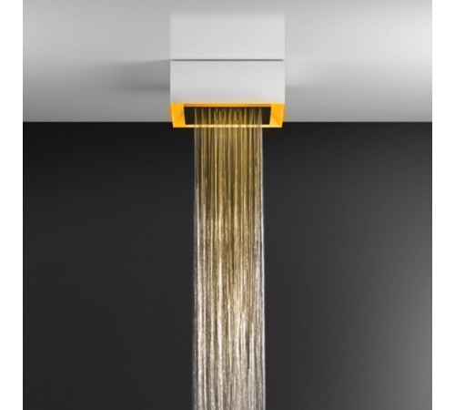 Душевая система, Gessi, Afilo, 300*300, цвет-белый матовый