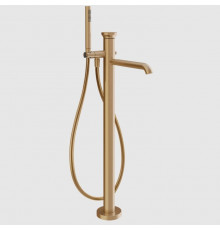 Смеситель для ванны и душа, Gessi, Origini, напольный, цвет-Warm Bronze Brushed PVD