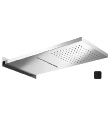 Верхний душ, Almar, Wall Mounted head showers, 592*270, цвет-черный матовый (Товар заказной, возврату не подлежит)
