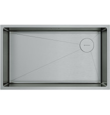 Мойка, Omoikiri, Taki, шгв 740*440*200, отверстия для смесителя-отсутствуют, цвет-нержавеющая сталь