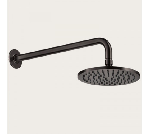 Верхний душ, Gessi, Inciso, 200*200, цвет-Black Metal Brushed PVD