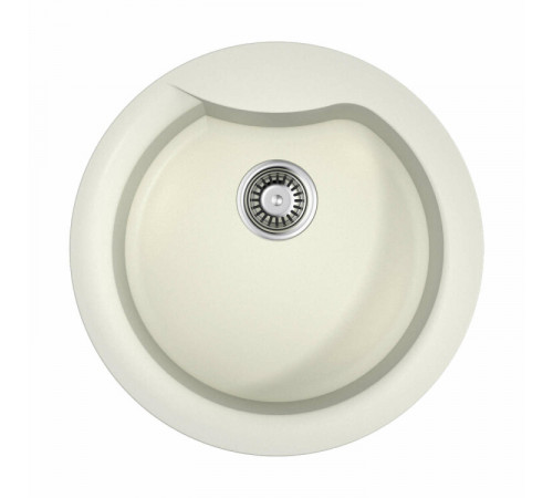 Мойка, OMOIKIRI, Yasugata, шгв 485*485*225, отверстия для смесителя-1 промаркированное, цвет-белый