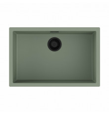 Мойка, OMOIKIRI, Yamakawa, шгв 756*456*220, отверстия для смесителя-отсутствуют, цвет-wind green