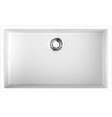 Мойка, Omoikiri, Yamakawa, шгв 756*456*220, отверстия для смесителя-отсутствуют, цвет-белый