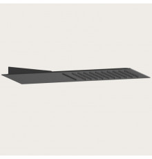 Душевая система, Gessi, Tremillimetri, 195*550, цвет-черный матовый