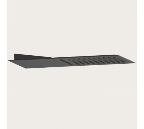 Душевая система, Gessi, Tremillimetri, 195*550, цвет-черный матовый