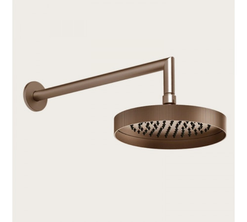 Верхний душ, Gessi, Rigato, 218*218, цвет-Copper Brushed PVD