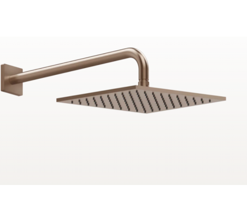 Верхний душ, Gessi, Rilievo, 250*250, цвет-Copper Brushed PVD