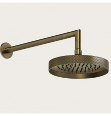 Верхний душ, Gessi, Anello, Diamantao, 218*218, цвет-Antique Brass