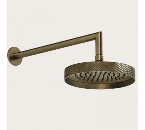 Верхний душ, Gessi, Anello, Diamantao, 218*218, цвет-Antique Brass