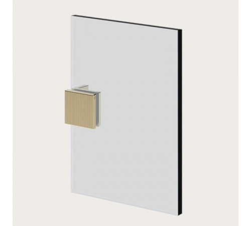 Фиксатор для стекла, Gessi, Shower G Swing System Rigato, цвет-Brushed Brass PVD