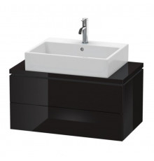 Тумба под раковину, Duravit, L-Cube, шгв 820*477*400, раковина-необходимо заказать, цвет-чёрный глянцевый