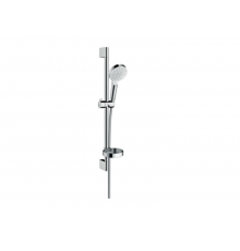 Душевой гарнитур, Hansgrohe, Crometta, Vario, цвет-белый/хром
