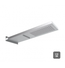 Верхний душ, Almar, Wall Mounted head showers, 537*165, цвет-Gun Metal Brushed PVD (Товар заказной, возврату не подлежит)