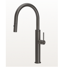 Смеситель для кухни, Gessi, 316, цвет-Black Metal Brushed PVD
