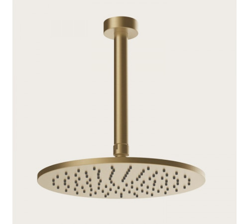 Верхний душ, Gessi, 250*250, цвет-Warm Bronze Brushed PVD